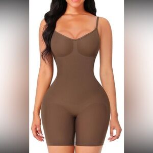 FeelinGirl Shapewear Bodysuit Tummy Control Seamless Sculpting Butt Lifter XS/S